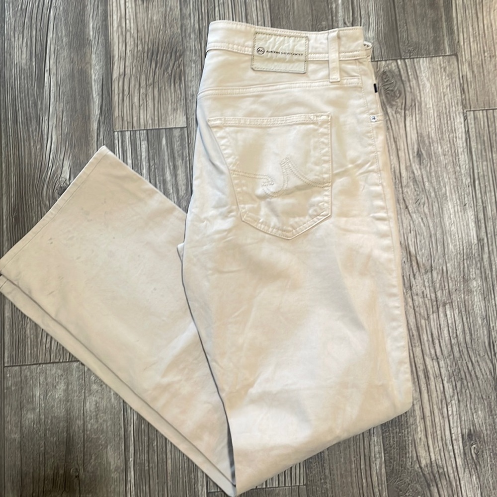 AG light tan pants